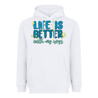 White life is better with my boys Heavyweight Hoodie - MaliasSmallBusiness