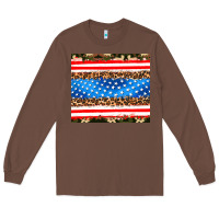 Chestnut usa camouflage american flag Long Sleeve Tee - AdoDesignShop