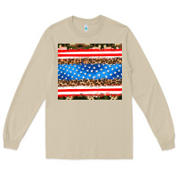Mushroom usa camouflage american flag Long Sleeve Tee - AdoDesignShop