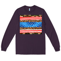 Plum usa camouflage american flag Long Sleeve Tee - AdoDesignShop