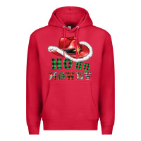 Cardinal ho ho howdy christmas hat Premium Hoodie - AdoDesignShop