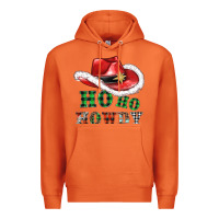 Carrot ho ho howdy christmas hat Premium Hoodie - AdoDesignShop