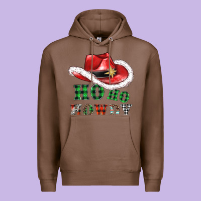 Ho Ho Howdy Christmas Hat Premium Hoodie Designed By Adodesignshop