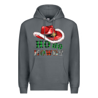 Rock ho ho howdy christmas hat Premium Hoodie - AdoDesignShop
