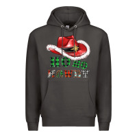 Smoke ho ho howdy christmas hat Premium Hoodie - AdoDesignShop