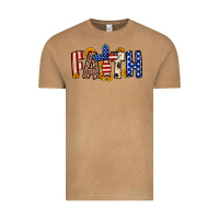 Faith Usa Flag Sunflower Vintage Tee | Teevron