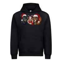 Black christmas heifers Urban Hoodie - RanaPortraitStore