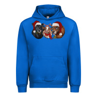 Cobalt christmas heifers Urban Hoodie - RanaPortraitStore