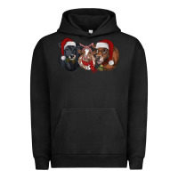 Pigment Black christmas heifers Urban Hoodie - RanaPortraitStore