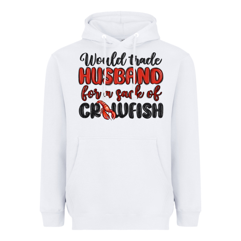 Would Trade Husband For A Sack Of Crawfish Heavyweight Hoodie by MaliasSmallBusiness | Teevron