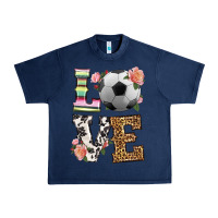 Navy western love soccer Urban Heavy Tee - HRA Design Shop
