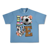 Pebble Blue western love soccer Urban Heavy Tee - HRA Design Shop