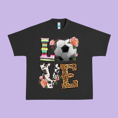 Western Love Soccer Urban Heavy Tee Designed By Hra Design Shop
