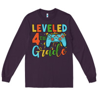 Plum leveled 4th grade Long Sleeve Tee - JahusDesignShop