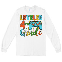White leveled 4th grade Long Sleeve Tee - JahusDesignShop