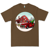 Cacao Christmas farm Christmas Premium Tee - BarkalooDesign