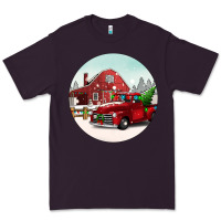 Plum Christmas farm Christmas Premium Tee - BarkalooDesign
