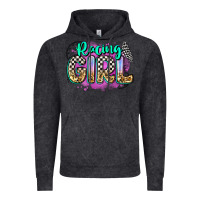 Vintage Black racing girl Vintage Hoodie - Zillion Design Studio