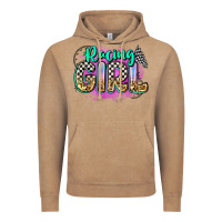 Vintage Coffee racing girl Vintage Hoodie - Zillion Design Studio