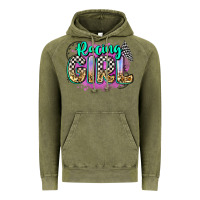 Vintage Olive racing girl Vintage Hoodie - Zillion Design Studio