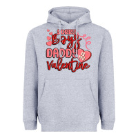 Heather Grey sorry boys daddy is my valentine Heavyweight Hoodie - MaliasSmallBusiness