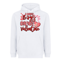 White sorry boys daddy is my valentine Heavyweight Hoodie - MaliasSmallBusiness