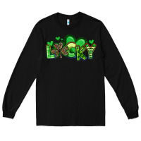 Black lucky st patrick s day Long Sleeve Tee - Artiststas