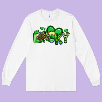 Lucky St Patrick S Day Long Sleeve Tee Designed By Artiststas