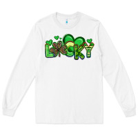 White lucky st patrick s day Long Sleeve Tee - Artiststas