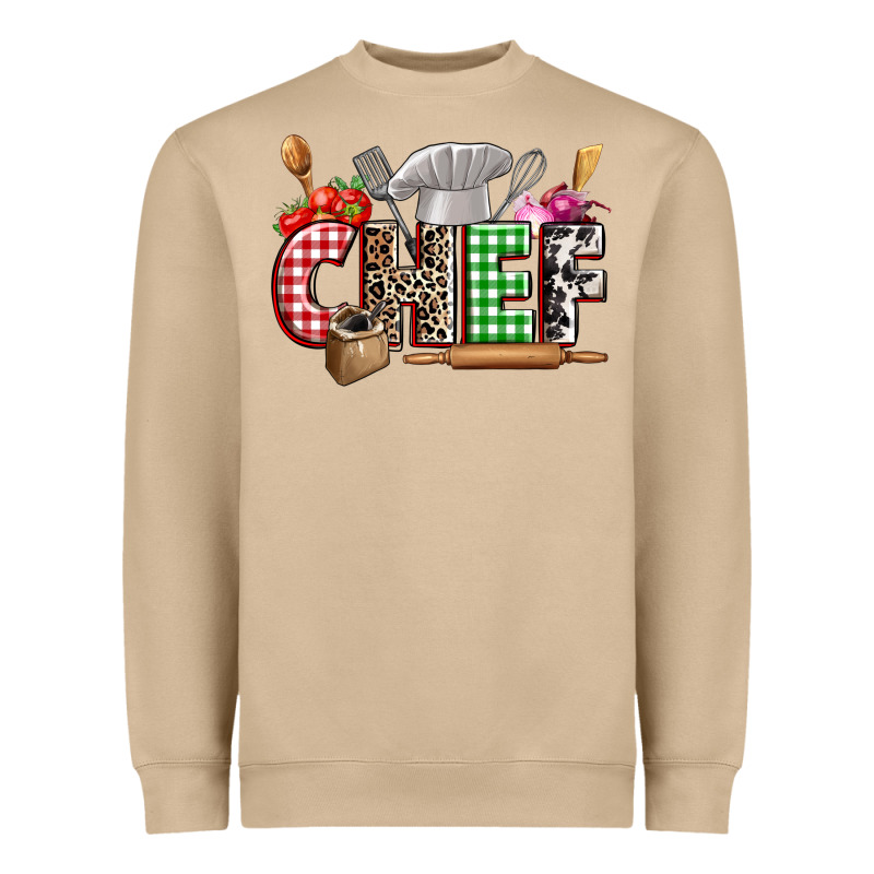 Chef Heavyweight Sweatshirt by Zillion Design Studio | Teevron