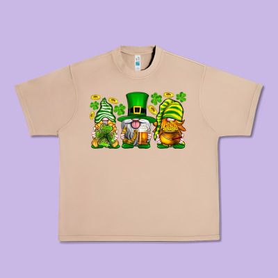 St. Patrick's Day Gnomies Urban Heavy Tee Designed By Neo Western