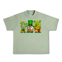 Oil Green St. Patrick's Day gnomies Urban Heavy Tee - Neo Western