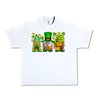 White St. Patrick's Day gnomies Urban Heavy Tee - Neo Western