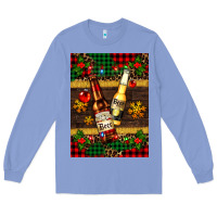 Colony Blue snow and beer bottles Long Sleeve Tee - AdoDesignShop
