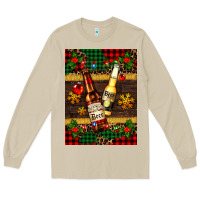 Mushroom snow and beer bottles Long Sleeve Tee - AdoDesignShop