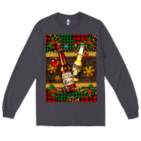 Smoke snow and beer bottles Long Sleeve Tee - AdoDesignShop