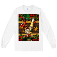 White snow and beer bottles Long Sleeve Tee - AdoDesignShop