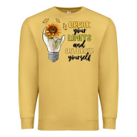 Antique Gold break your limits Premium Sweatshirt - MaliasSmallBusiness