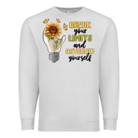 Dove Grey break your limits Premium Sweatshirt - MaliasSmallBusiness