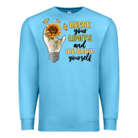 Ocean Blue break your limits Premium Sweatshirt - MaliasSmallBusiness