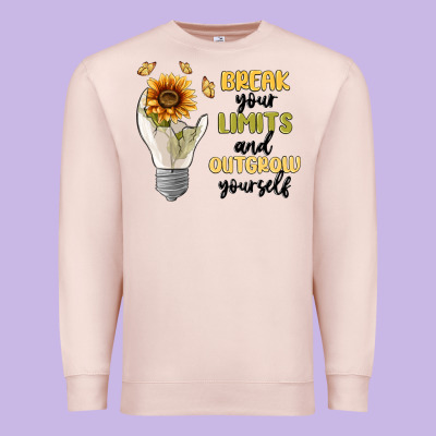 Break Your Limits Premium Sweatshirt Designed By Maliassmallbusiness