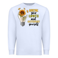 White break your limits Premium Sweatshirt - MaliasSmallBusiness