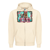 Sandshell mama bear sees all Zipper Hoodie - Artiststas