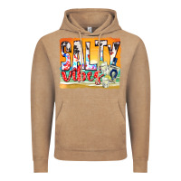 Vintage Coffee salty vibes Vintage Hoodie - texasbilliewilder