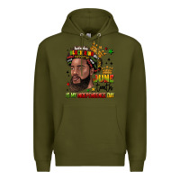 Army Green juneteenth is my independence day Premium Hoodie - LillyAllenDesigns