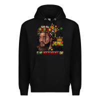 Black juneteenth is my independence day Premium Hoodie - LillyAllenDesigns