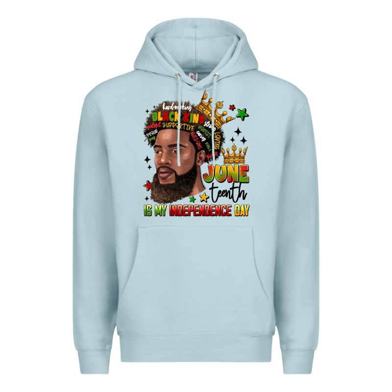 Juneteenth Is My Independence Day Premium Hoodie by LillyAllenDesigns | Teevron