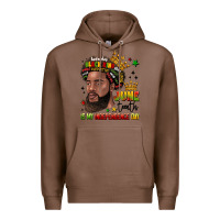 Chestnut juneteenth is my independence day Premium Hoodie - LillyAllenDesigns