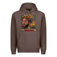 Coffee juneteenth is my independence day Premium Hoodie - LillyAllenDesigns