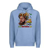 Colony Blue juneteenth is my independence day Premium Hoodie - LillyAllenDesigns